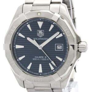 TAG HEUER Aquaracer Calibre 5 Steel Automatic Watch WAY2112 Polished